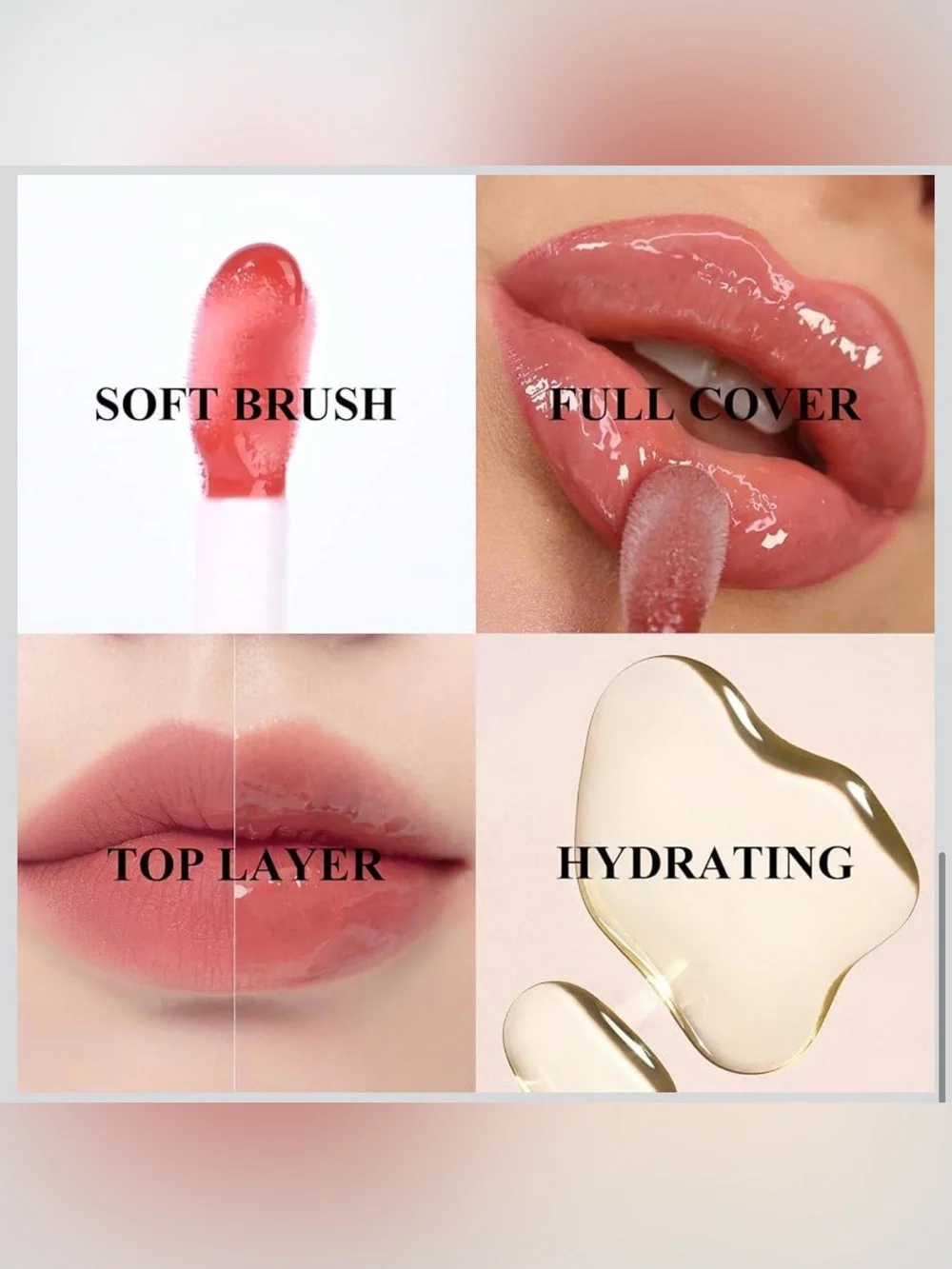 NWT KYDA Hydrating Lip Glow Oil Color Changing Tint, Moisturizing Glossy